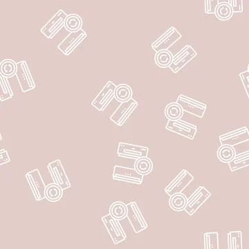 Air conditioning replacement line seamless pattern Stockillustratie