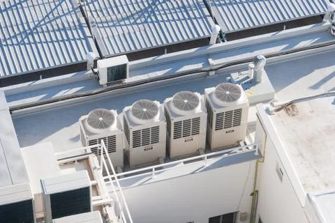 Air conditioning system Foto stock