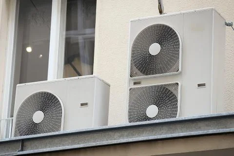 Air conditioning system Stock Photos
