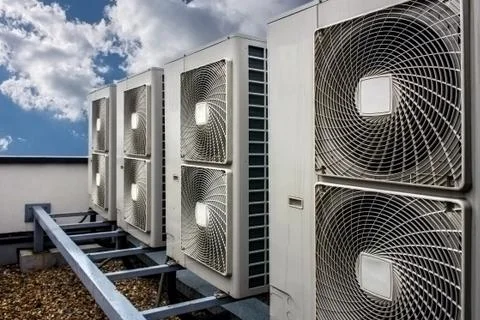 Air conditioning system Stock Photos