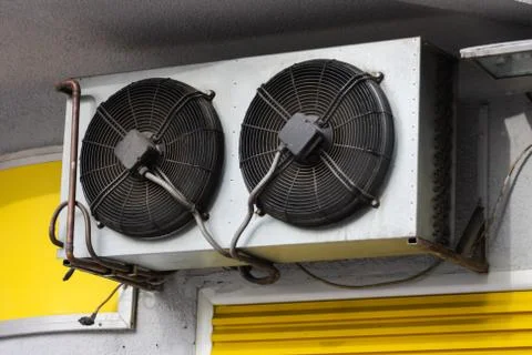 Air conditioning system Stock Photos