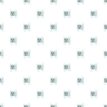 Air conditioning unit cooling seamless pattern background Stock Illustration
