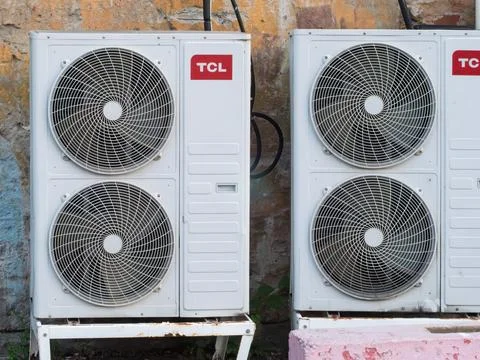 Air Conditioning Units by TCL: Efficient Cooling Solutions for Homes Stock Photos