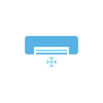 Air conditioning vector icon logo design Illustration