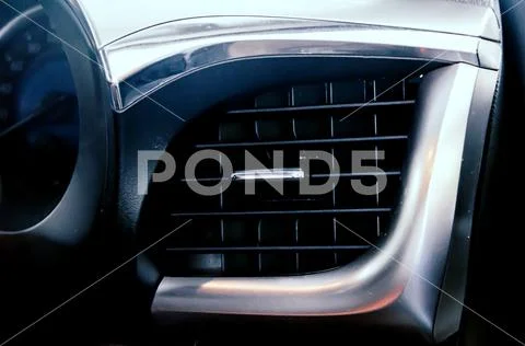 Air conditioning vent in the car Stock Photos