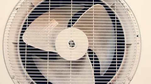 Air conditioning ventilation, close up shot, 4K. Stock Footage 129317457
