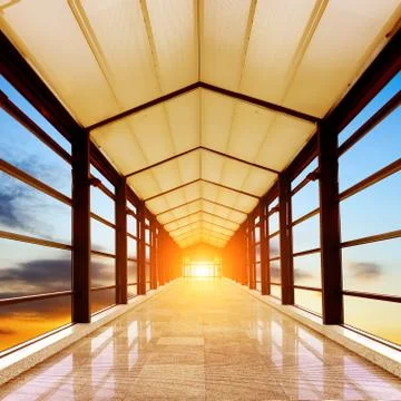 Air corridor Stock Photos