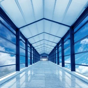 Air corridor Foto stock