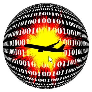 Air Crash by Hacker Illustrazione stock
