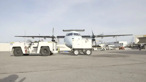 Air Crew Loading Up Plane Stock Footage 148691612