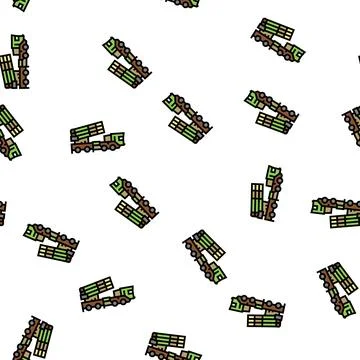 Air defense machine vector seamless pattern Stockillustratie