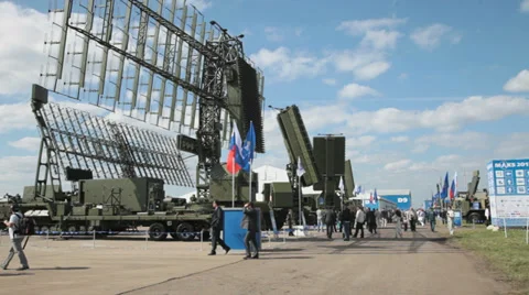 Air defense systems Stock Footage 29667796