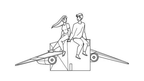 Air delivery vector Illustration
