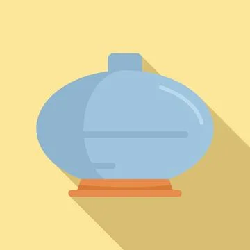 Air diffuser icon, flat style Stock Illustration