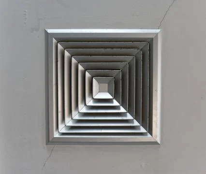 Air duct on the ceiling Stock Photos