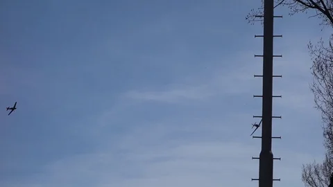 Air duel planes Stock Footage 107771808