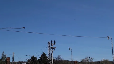 Air duel planes Stock Footage 107771815