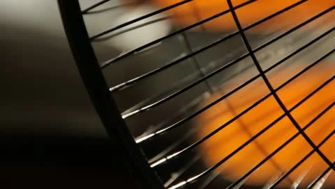 Air fan orange Stock Footage 11373228