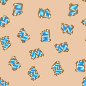 Air filter car mechanic vector seamless pattern Illustrazione stock