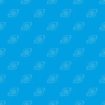 Air filter car pattern vector seamless blue Stock Illustration