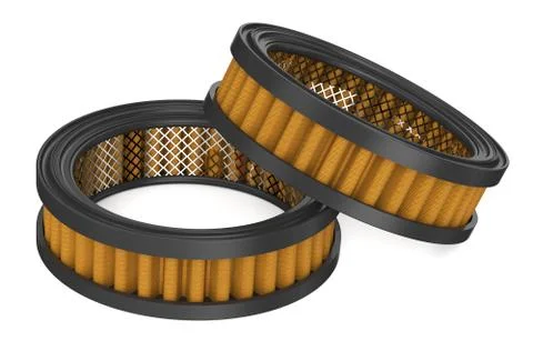 Air filter for carburetor Stock Illustration
