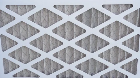 Air Filter Catching Fire Dangers Fire Hazard Stock Footage 98619125