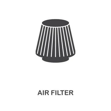 Air Filter creative icon. Simple element illustration. Air Filter concept symbol Stock Illustration