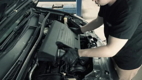 Air filter Stock Footage 139042731