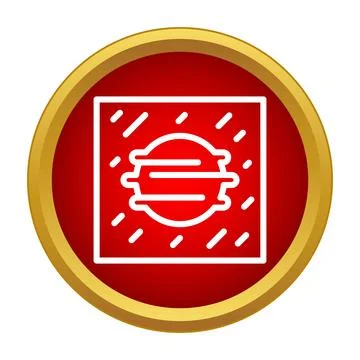 Air filter icon showing ventilation and clean air Ilustración de archivo