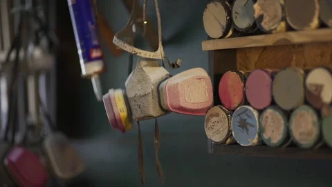 Air Filter Mask Stock Footage 71896627