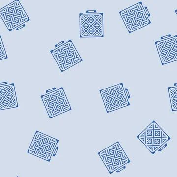 Air filter ventilation glyph vector seamless pattern Stock Illustration