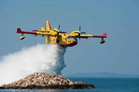 Air fire fighters Stock Photos