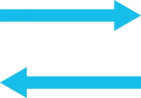 Air flow arrows collection. Wind stream, fresh water direction, conditioner icon Stockillustratie
