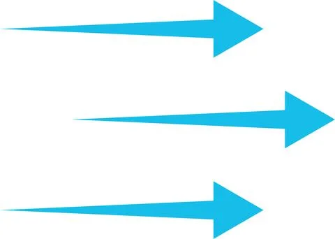 Air flow arrows collection. Wind stream, fresh water direction, conditioner icon Stockillustratie