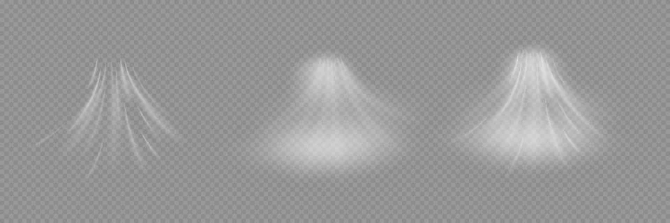 Air Flow Effect. White Wind Stream Waves Isolated on Dark Background. Fresh Stock Illustration