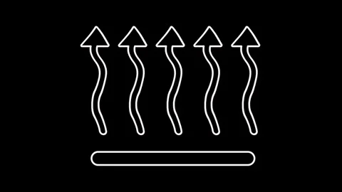 Air flow icon animation Stock Footage 315181441