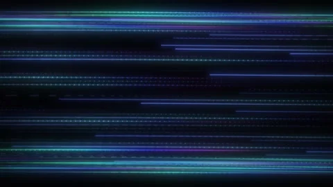 Air Flow Lines Animation. Glowing Animated Speed Flow Lines. 4K Stock Footage 278060214