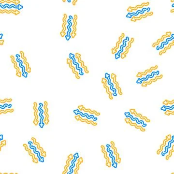 Air flow vector seamless pattern Illustrazione stock