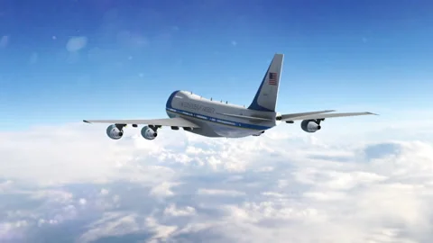 Air Force 1 03 Stock Footage 168166301