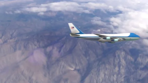 Air Force 1 16 Stock Footage 168184957