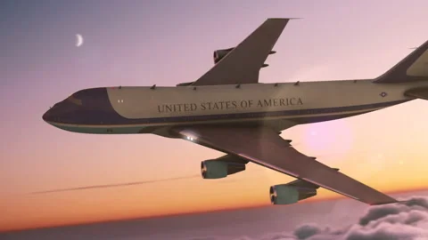 Air Force 1 24 Stock Footage 168251611
