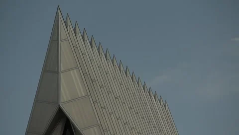 Air Force Academy Cathedral Stock Footage 5943241
