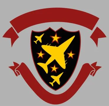 Air force eagle team vector art Illustrazione stock