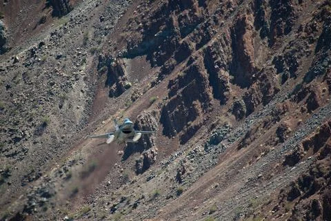 The Air Force F-16D Automatic Collision Avoidance Technology aircraft flew... Stock Photos