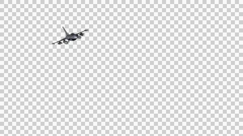 Air Force Fighter Jet - 3D Model With Alpha Channel 스톡 동영상 51680292