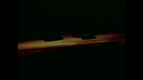 Air Force fighter jets in action in the Vietnam War, 1965. Stock Footage 88827250