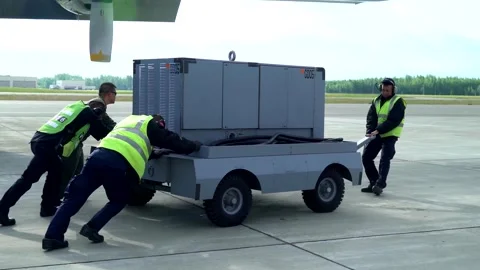 Air Force Ground Crew Operations Stock Footage 131888042