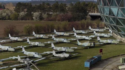 Air force museum Stock Footage 254975177