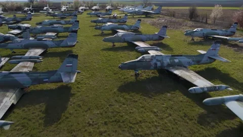 Air force museum Stock Footage 254975209