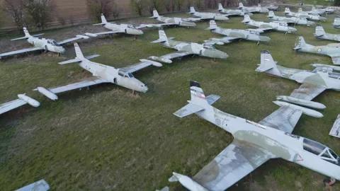 Air force museum Stock Footage 254975924